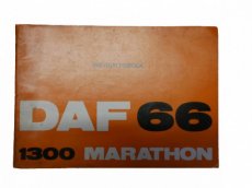 Daf 66 1300 marathon instructieboek Daf 66 1300 marathon instructieboek